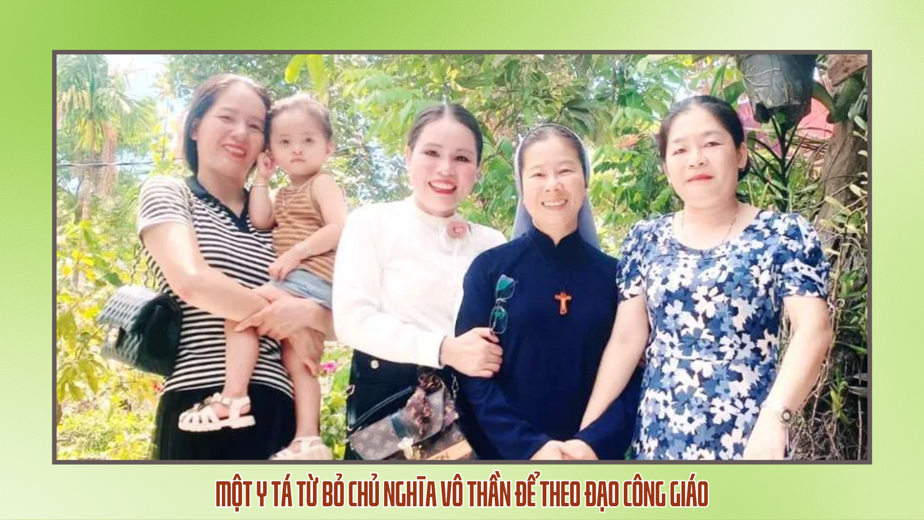 Câu chuyện đức tin: Một y tá từ bỏ chủ nghĩa vô thần để theo đạo Công giáo